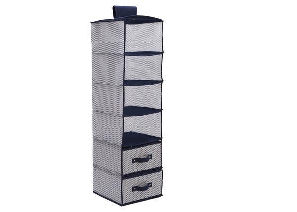 6 Shelf Storage with 2 Drawers - Image 10